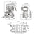 Lifan 3.5HP 4 Stroke Engine Horizontal Shaft